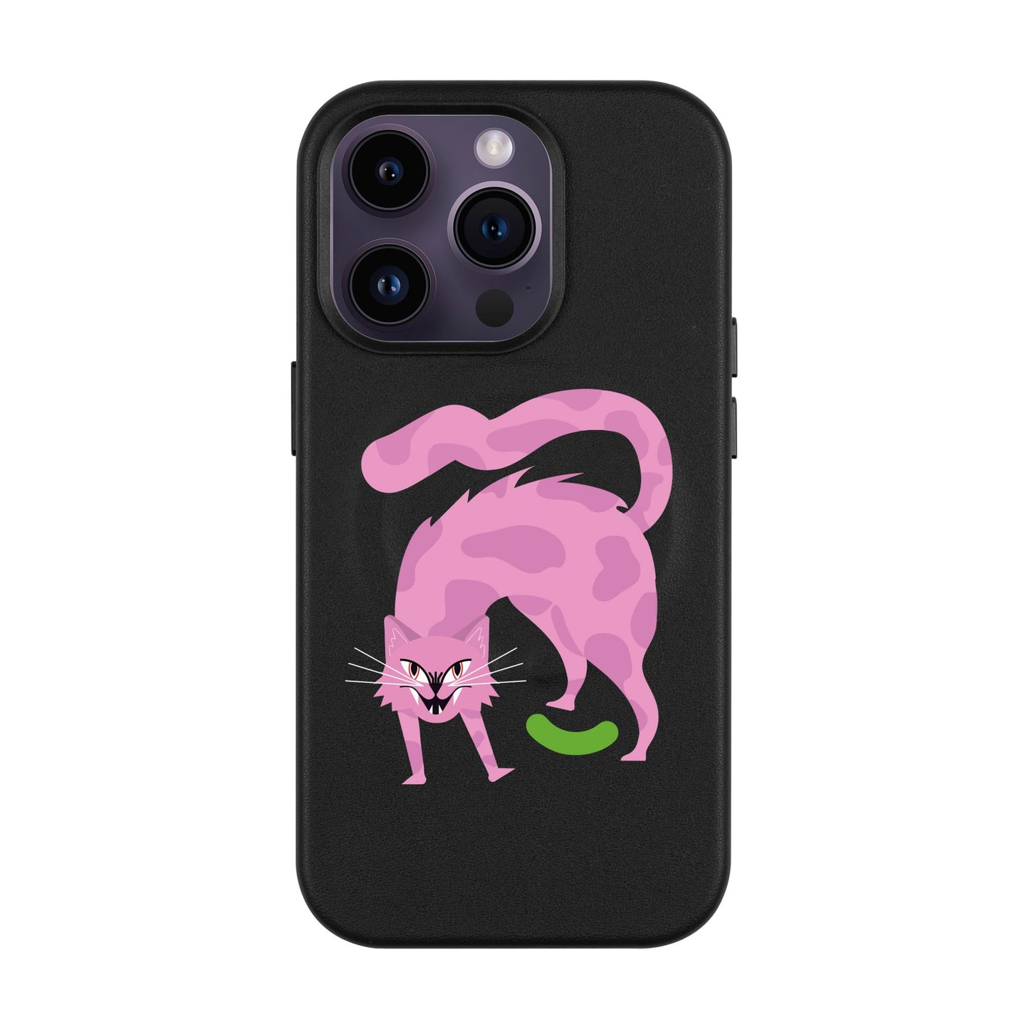 GRUMBLEPAWS-Leather Kılıf MagSafe Özellikli - iPhone 14 Pro