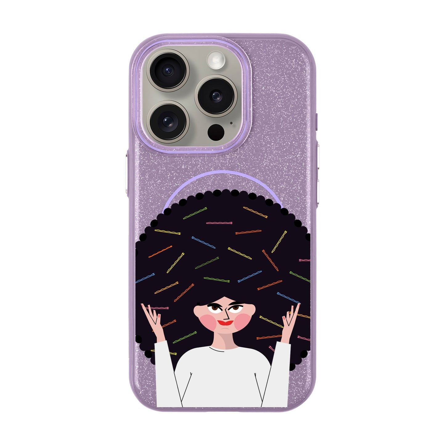 TANGLES OF HAPPINESS-Radiant Kılıf MagSafe Özellikli - iPhone 15 Pro