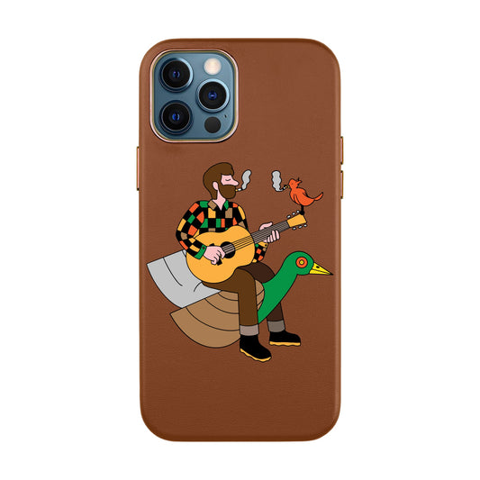 BIRDS OF A FEATHER-iPhone 12 Pro Max Leather Kılıf