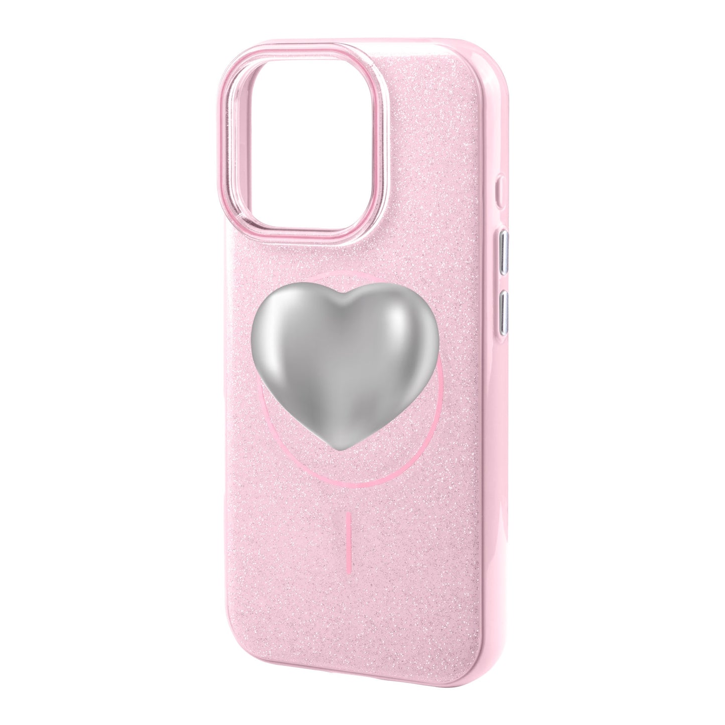 SILVER HEART-Radiant Kılıf MagSafe Özellikli - iPhone 15