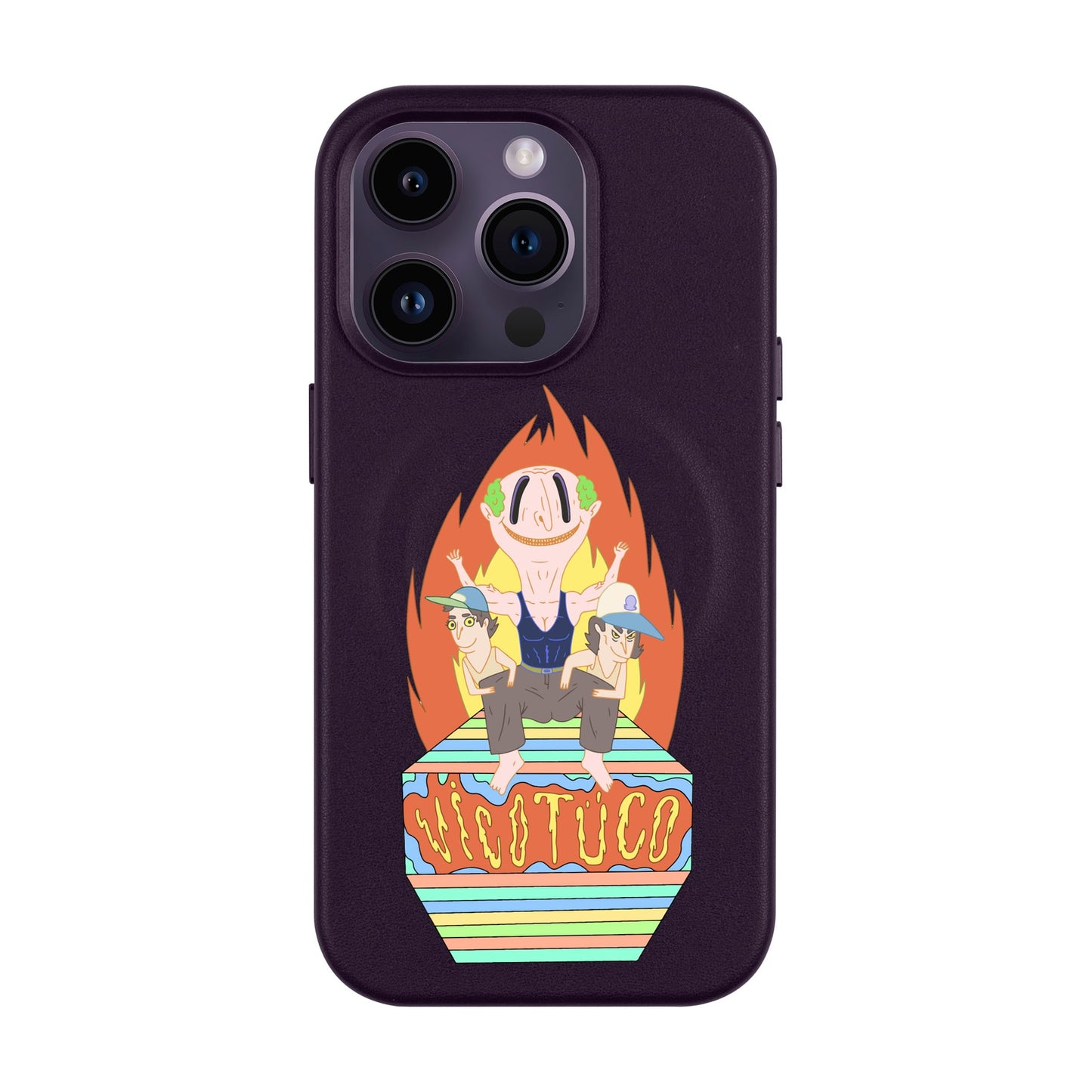 VİCOTÜCO ADAM-Leather Kılıf MagSafe Özellikli - iPhone 14 Pro