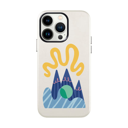 MOUNTAIN-iPhone 13 Pro Leather Kılıf