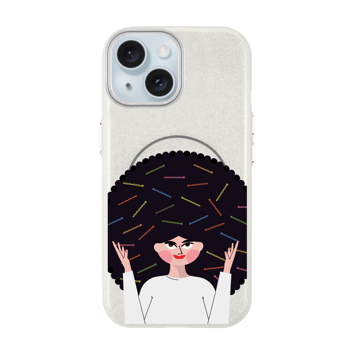 TANGLES OF HAPPINESS-Radiant Kılıf MagSafe Özellikli - iPhone 13