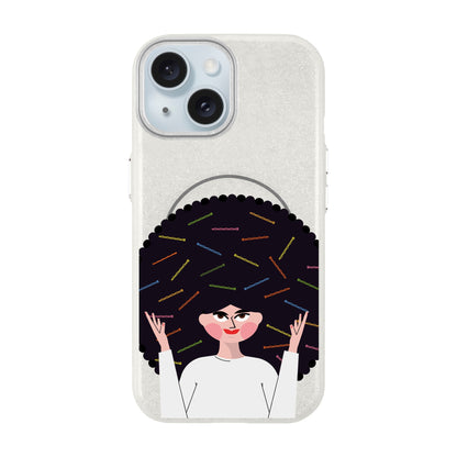 TANGLES OF HAPPINESS-Radiant Kılıf MagSafe Özellikli - iPhone 13