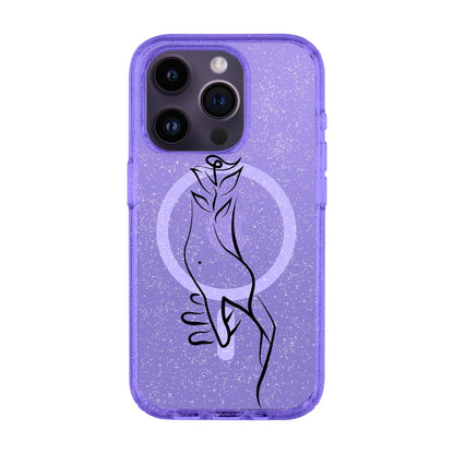TOUCH-iPhone 14 Pro Shiny Kılıf MagSafe Özellikli