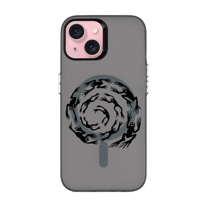 SWIRLING FROG-iPhone 15 Hold Kılıf MagSafe Özellikli