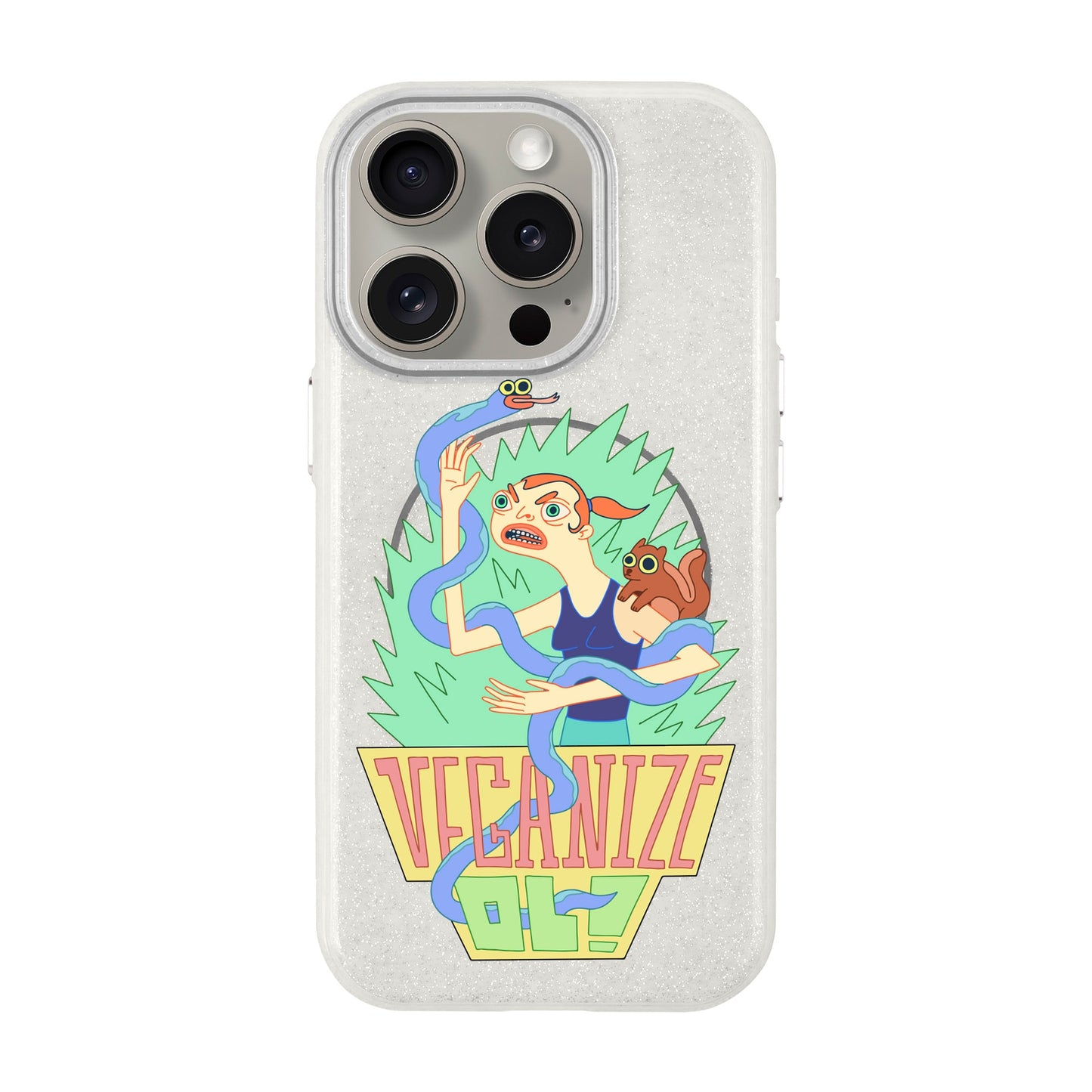 VEGANİZE-Radiant Kılıf MagSafe Özellikli - iPhone 15 Pro