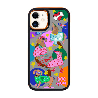 DOG MOM-iPhone 11 Dark Kılıf MagSafe Özellikli