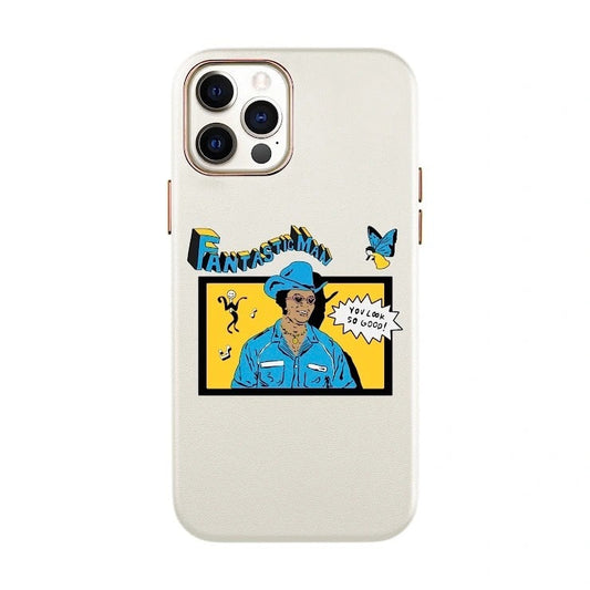 FANTASTIC-iPhone 14 Leather Kılıf