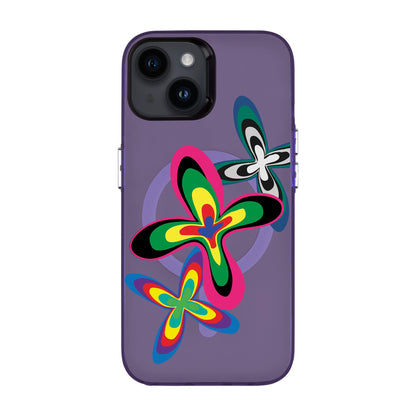 COLOR FLOWER-iPhone 14 Hold Kılıf MagSafe Özellikli