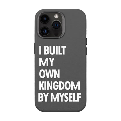 KINGDOM-iPhone 14 Pro Max Leather Premium Kılıf MagSafe Özellikli