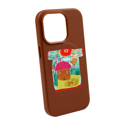 SİHİRLİ KAZAK-iPhone 14 Pro Max Leather Kılıf MagSafe Özellikli
