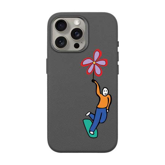 SKATEBOARDER-iPhone 15 Pro Max Leather Premium Kılıf MagSafe Özellikli