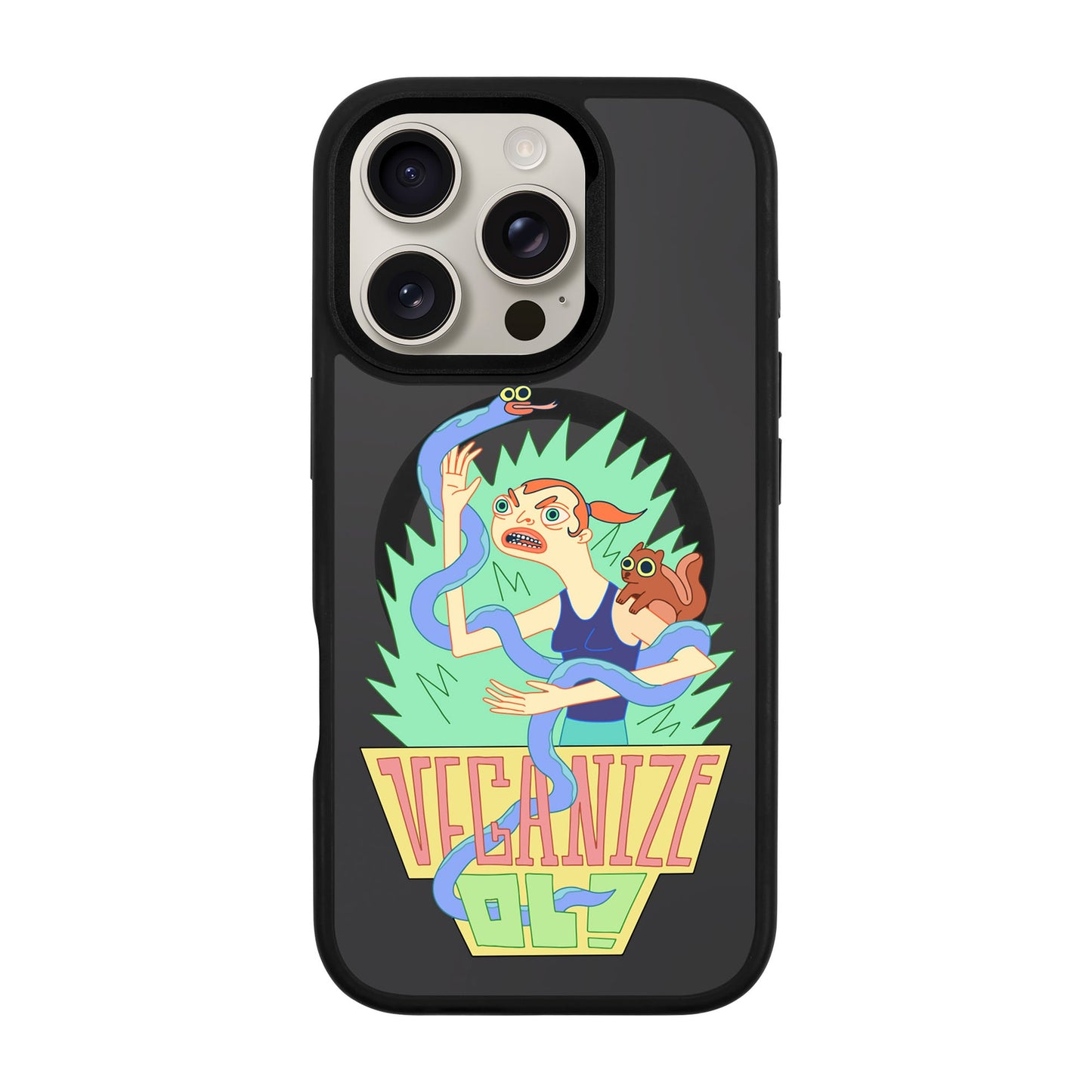 VEGANİZE-iPhone 16 Pro Rise Kılıf MagSafe Özellikli