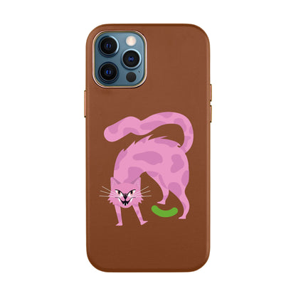 GRUMBLEPAWS-iPhone 11 Pro Max Leather Kılıf