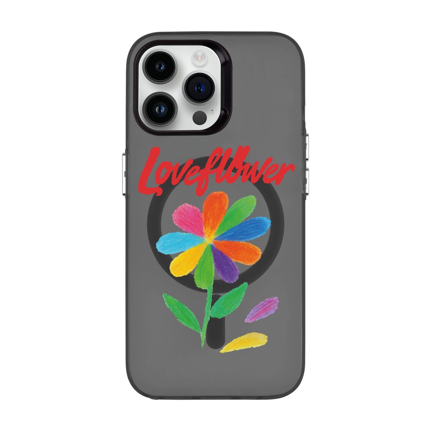 LOVE FLOWER-iPhone 12 Pro Max Hold Kılıf MagSafe Özellikli