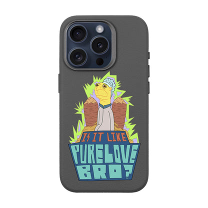 PURE LOVE-iPhone 15 Pro Leather Premium Kılıf MagSafe Özellikli