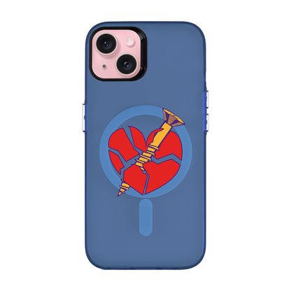 BROKEN HEART-iPhone 15 Plus Hold Kılıf MagSafe Özellikli