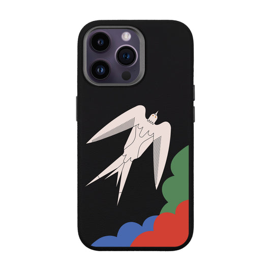 L’OISEAU LIBRE-iPhone 14 Pro Max Leather Premium Kılıf MagSafe Özellikli