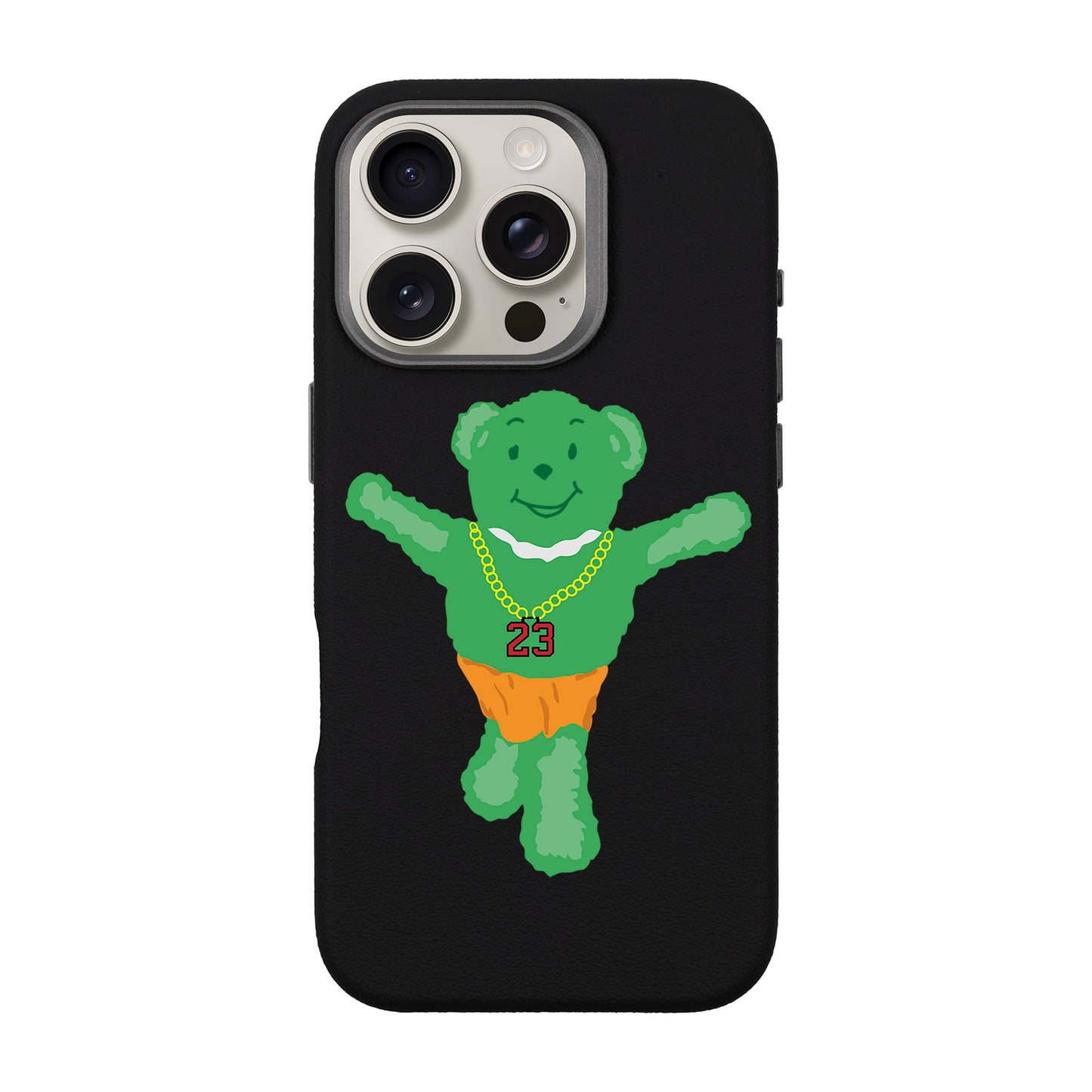 GREEN BEAR-iPhone 16 Pro Leather Premium Kılıf MagSafe Özellikli