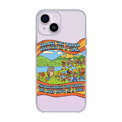CHANGE THE WORLD-iPhone 14 Solid Kılıf