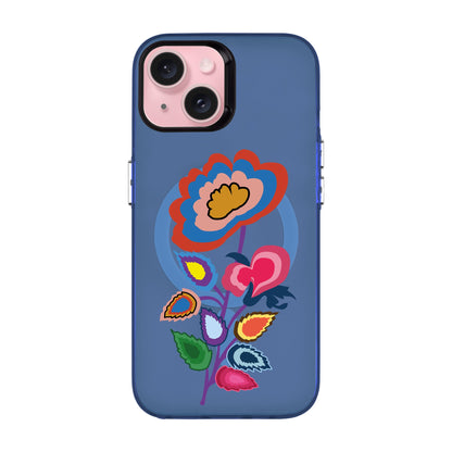 KNITTED FLOWER-iPhone 15 Hold Kılıf MagSafe Özellikli