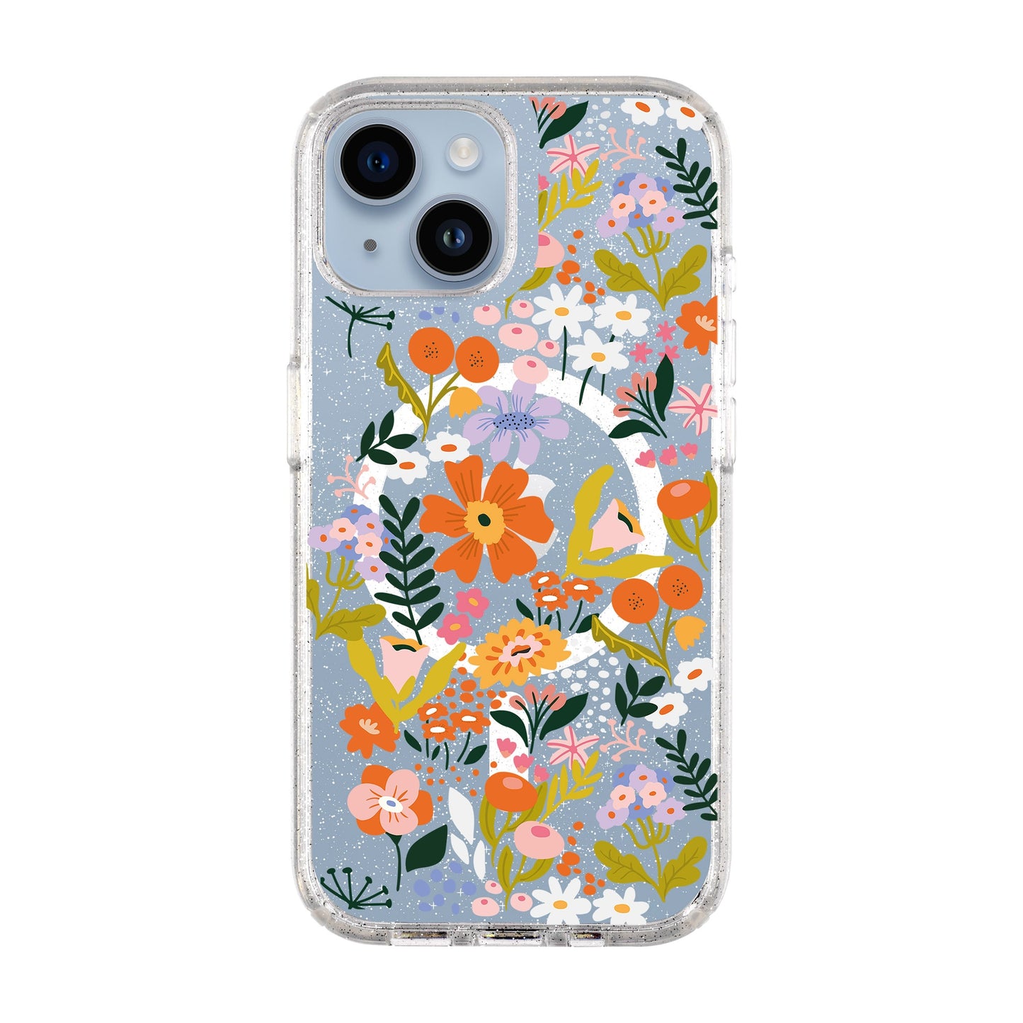 FLOWER-Shiny Kılıf MagSafe Özellikli - iPhone 13