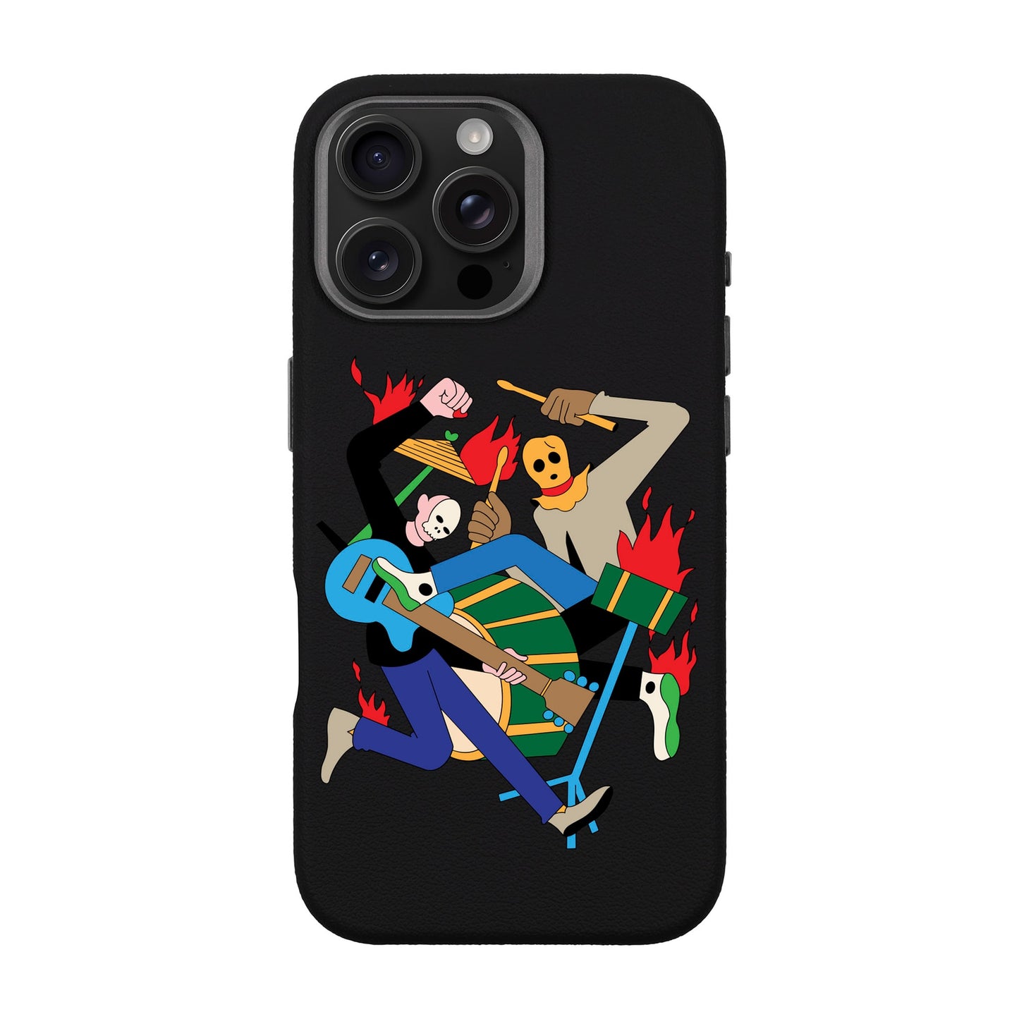 MONSTER MASH-iPhone 16 Pro Max Leather Premium Kılıf MagSafe Özellikli