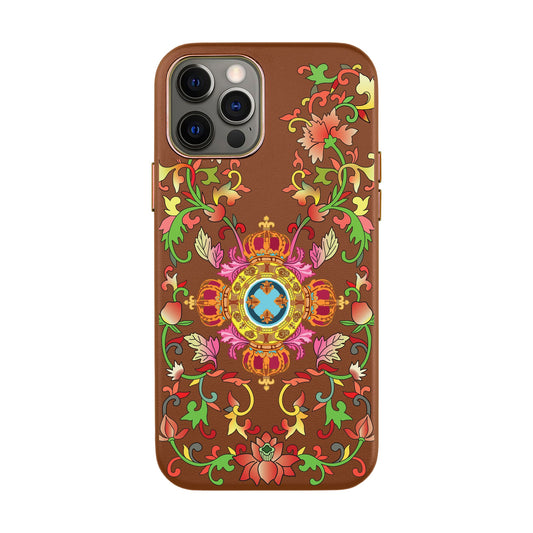 SPIRAL-iPhone XR Leather Kılıf