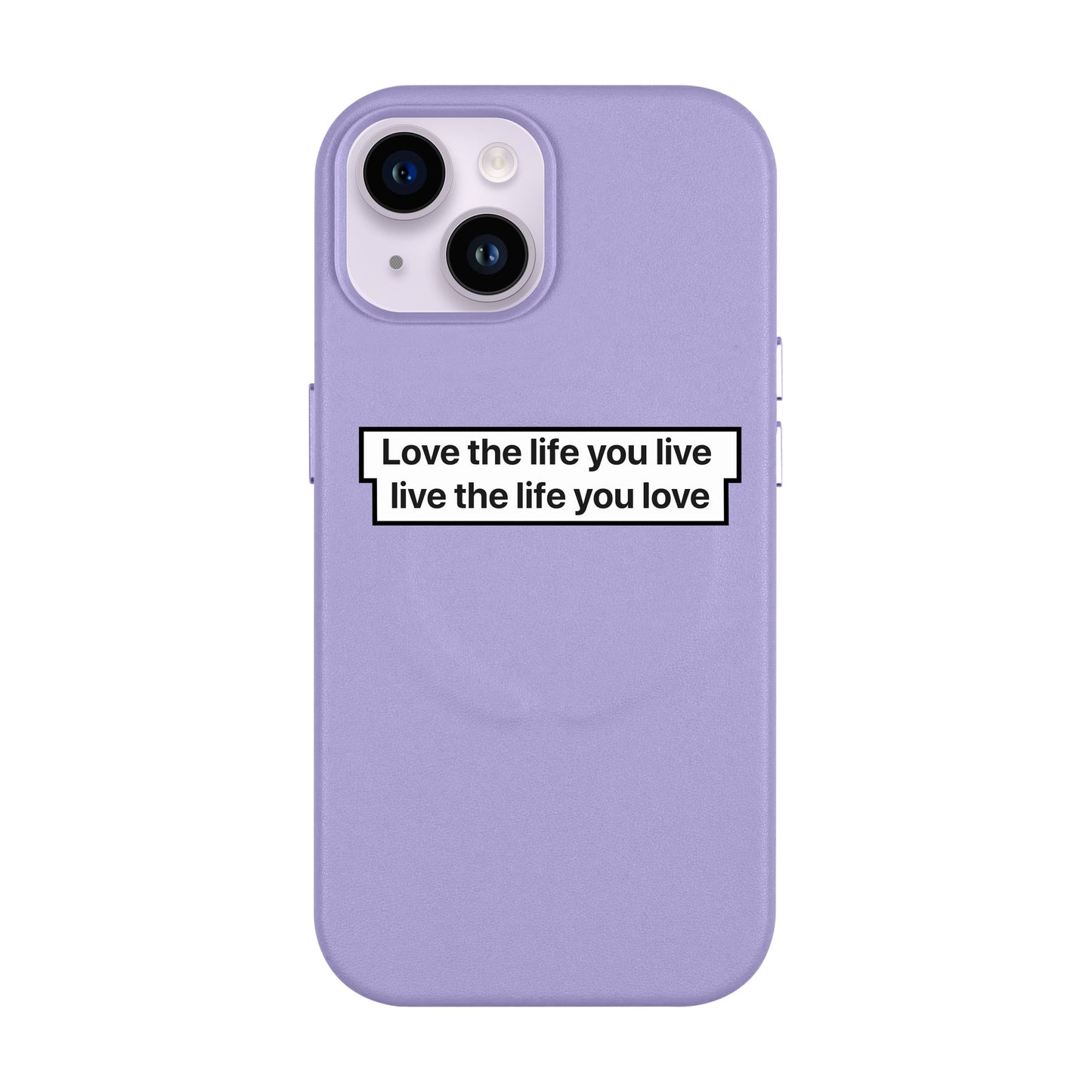 LOVE THE LIFE-Leather Kılıf MagSafe Özellikli - iPhone 11