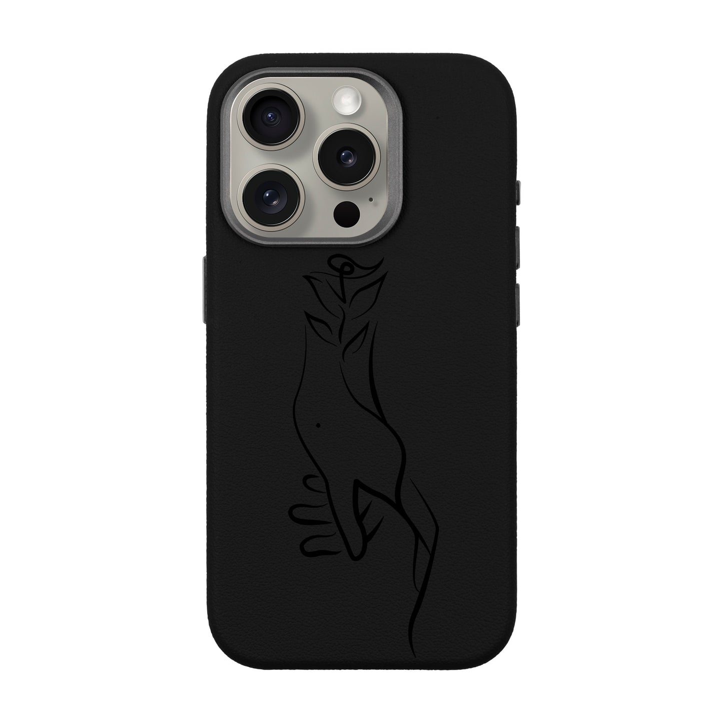 TOUCH-iPhone 15 Pro Leather Premium Kılıf MagSafe Özellikli