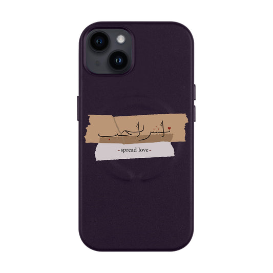 SPREAD LOVE-iPhone 14 Plus Leather Kılıf MagSafe Özellikli