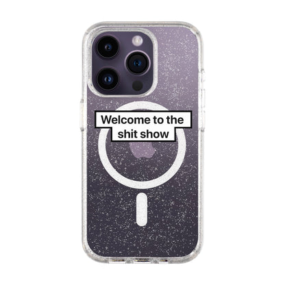 WELCOME-iPhone 14 Pro Shiny Kılıf MagSafe Özellikli