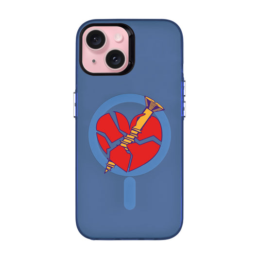 BROKEN HEART-iPhone 15 Hold Kılıf MagSafe Özellikli