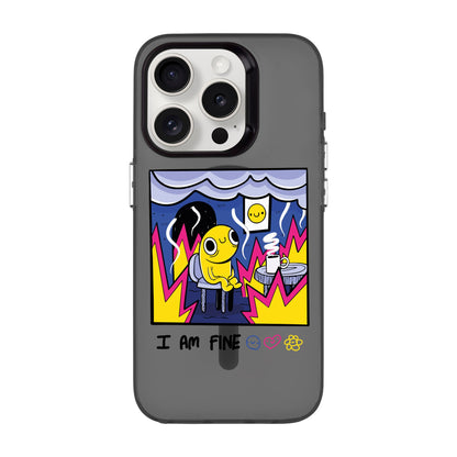 I AM FINE-iPhone 15 Pro Hold Kılıf MagSafe Özellikli