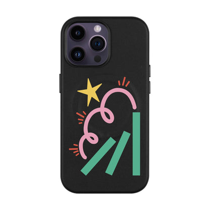 DOMINO-iPhone 14 Pro Max Leather Kılıf MagSafe Özellikli