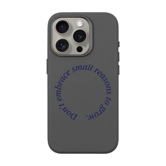 GROW-iPhone 15 Pro Leather Premium Kılıf MagSafe Özellikli