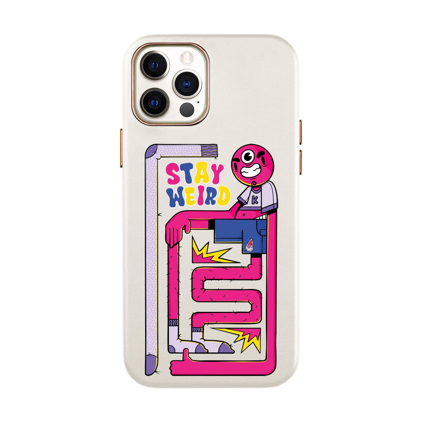 OG TOOTHY-iPhone XR Leather Kılıf