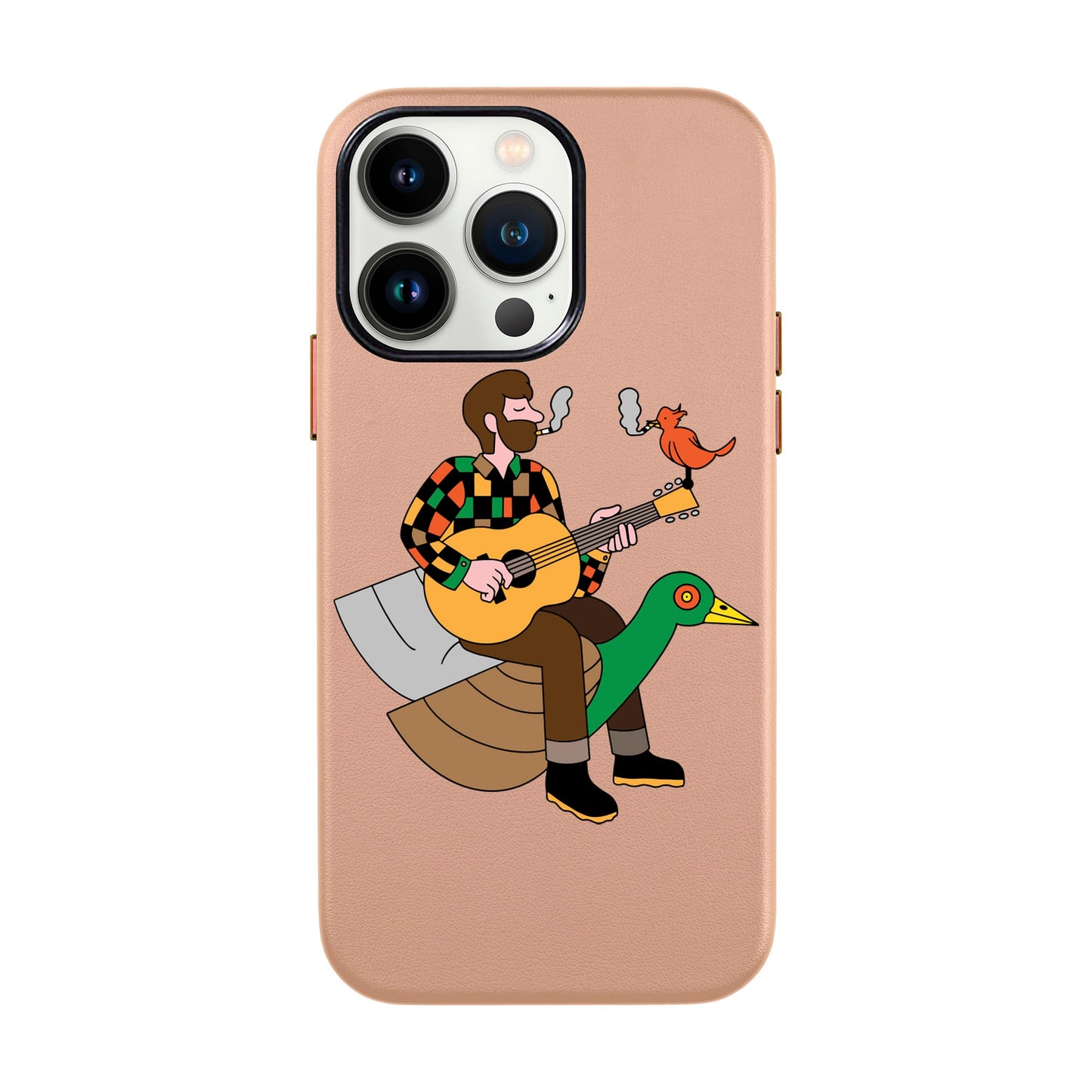 BIRDS OF A FEATHER-iPhone 13 Pro Leather Kılıf