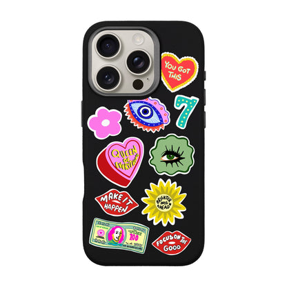 HM STICKERS-iPhone 16 Pro Leather Premium Kılıf MagSafe Özellikli