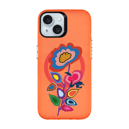 KNITTED FLOWER-iPhone 15 Hold Kılıf MagSafe Özellikli