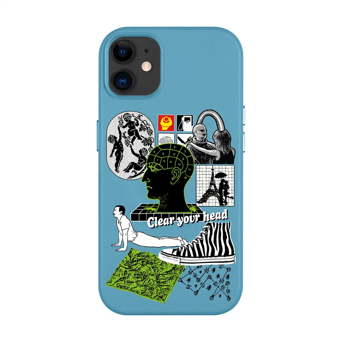 CLEAR YOUR HEAD-iPhone 11 Leather Kılıf MagSafe Özellikli