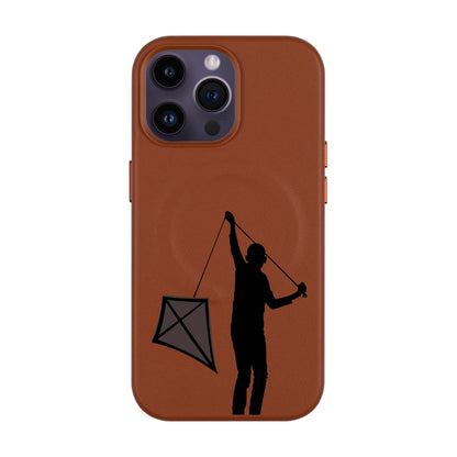 KITE-iPhone 14 Pro Max Leather Kılıf MagSafe Özellikli