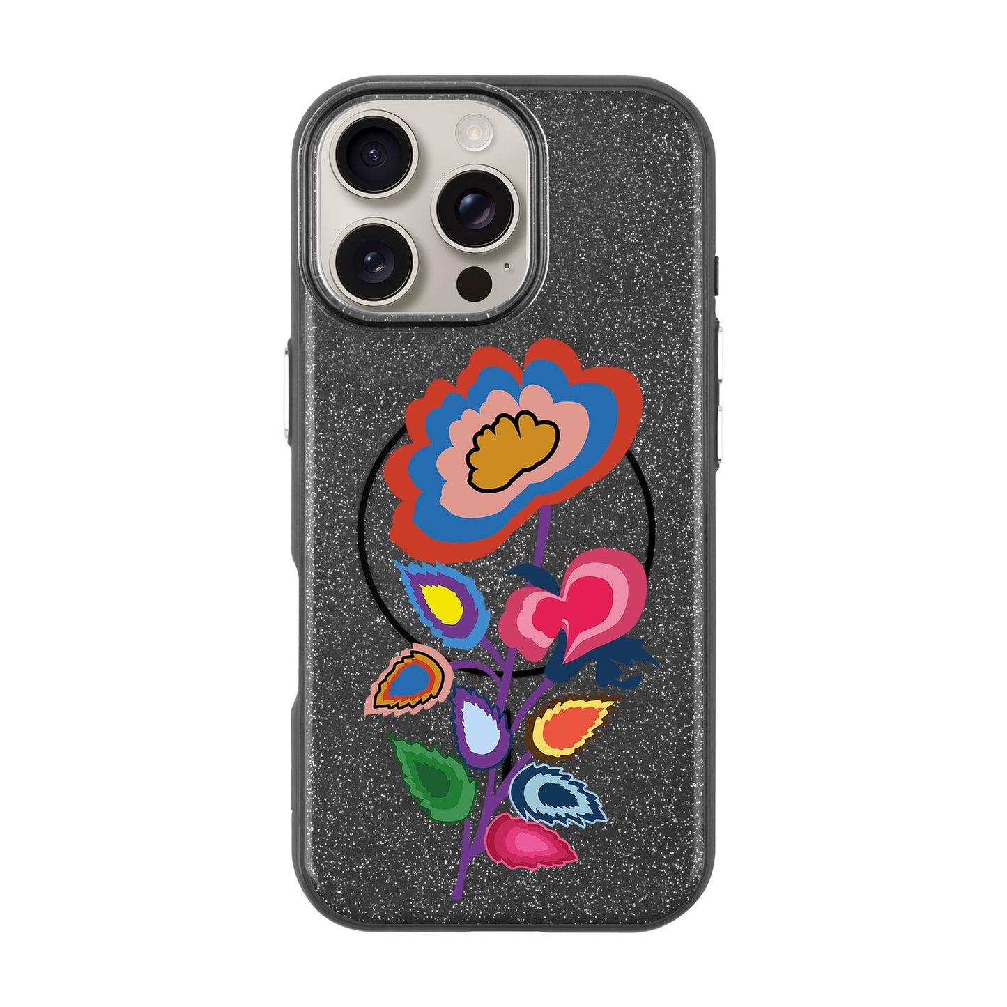 KNITTED FLOWER-iPhone 16 Pro Max Radiant Kılıf MagSafe Özellikli