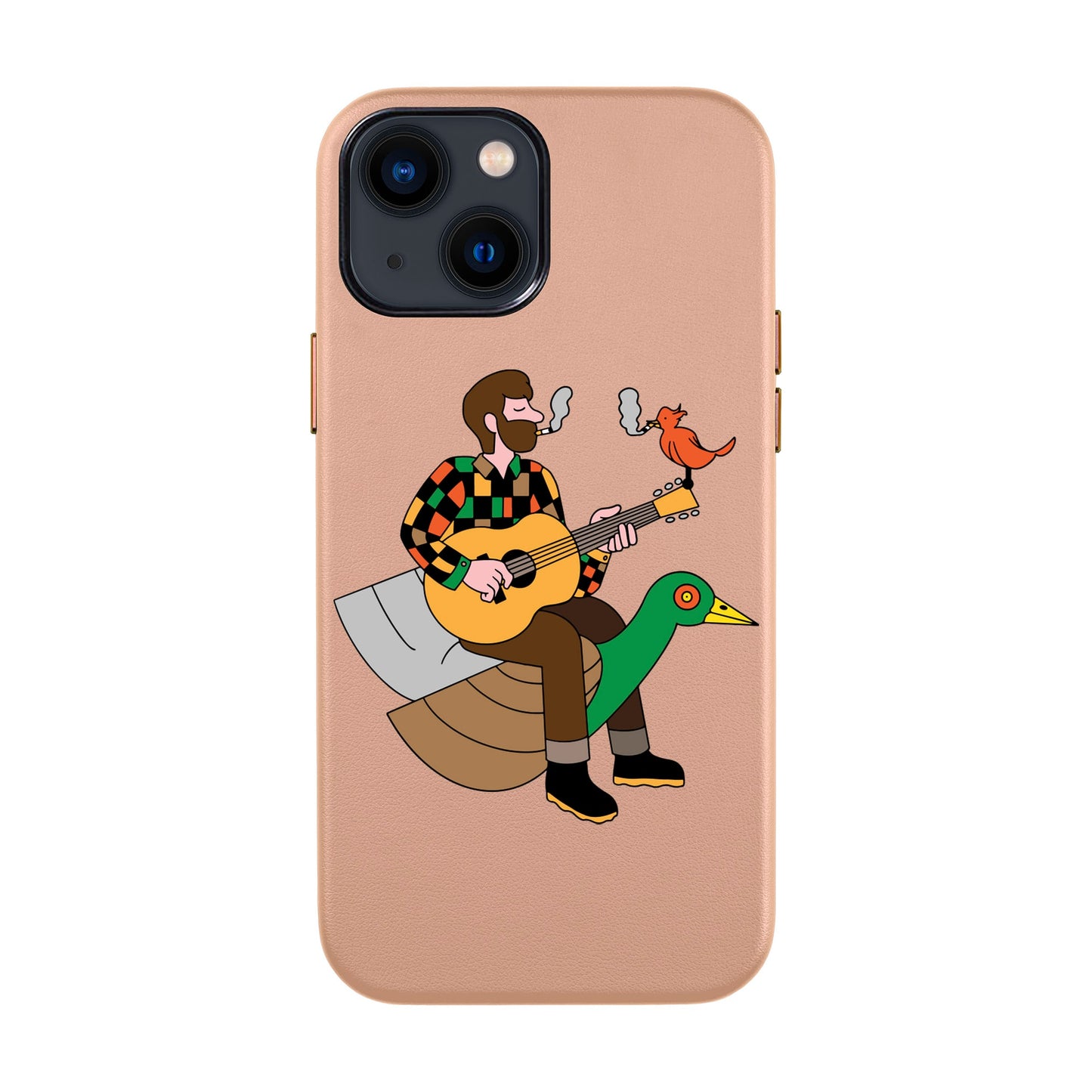 BIRDS OF A FEATHER-iPhone 14 Leather Kılıf
