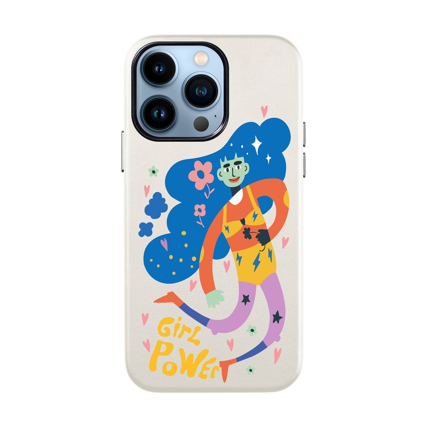 GIRL POWER-iPhone 13 Pro Leather Kılıf