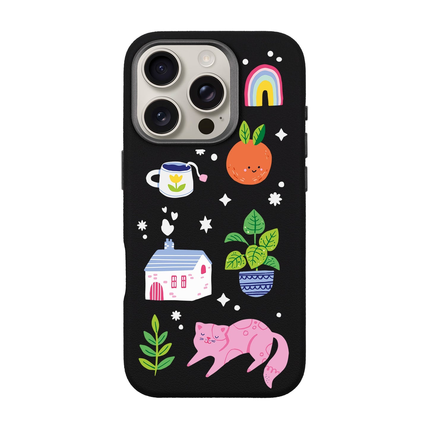FRESH SPRING-iPhone 16 Pro Leather Premium Kılıf MagSafe Özellikli