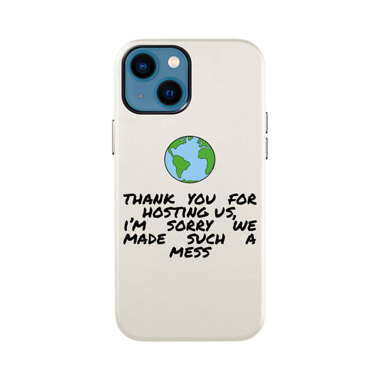 MESS-iPhone 14 Leather Kılıf