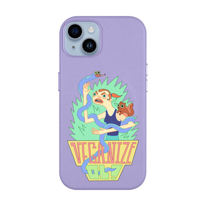 VEGANİZE-iPhone 14 Plus Leather Kılıf MagSafe Özellikli