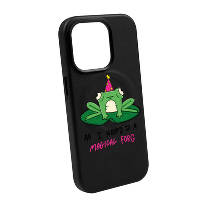 FORG-Leather Kılıf MagSafe Özellikli - iPhone 13